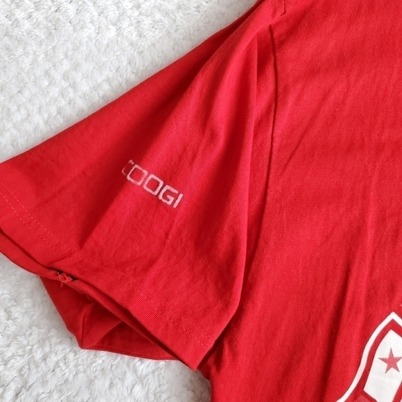 Coogi Red Graphic Tee Size Large - Picture 3 of 5